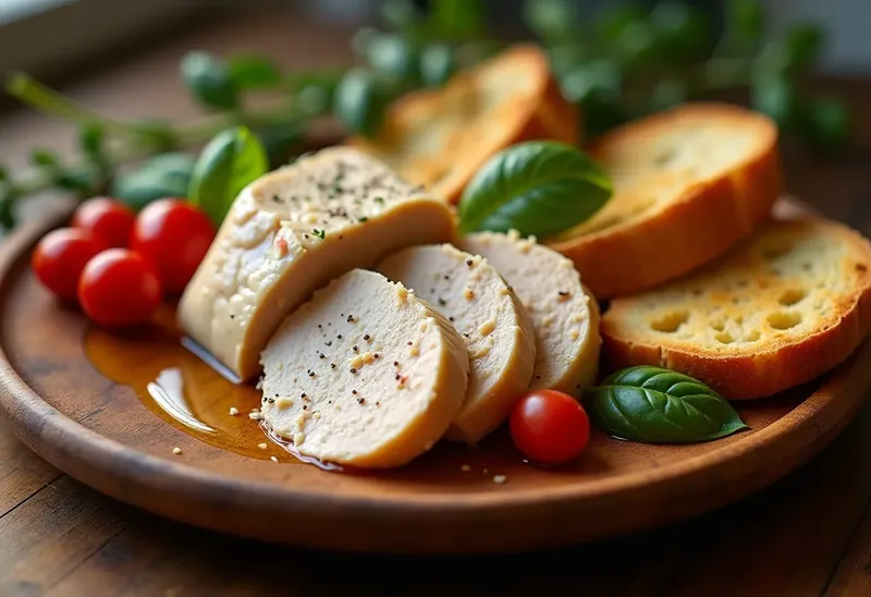 Foie Gras Express au Micro-Ondes et Croustillant d'Été