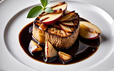 Foie gras frais de canard poêlé aux pommes caramélisées - recette facile et gourmande