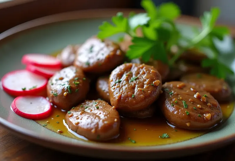 Foies de volaille sautés aux radis croquants : recette savoureuse et rapide