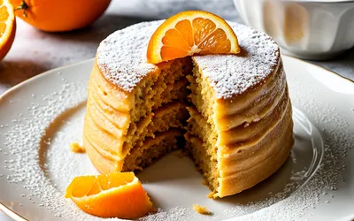 Fondant à l'orange imbibé : recette facile et gourmande