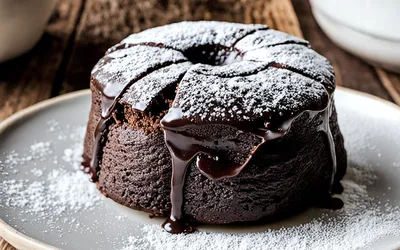 Fondant au chocolat intense et moelleux pour une personne - Recette facile et rapide