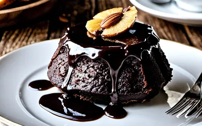 Recette facile de fondant au chocolat et amandes croquantes