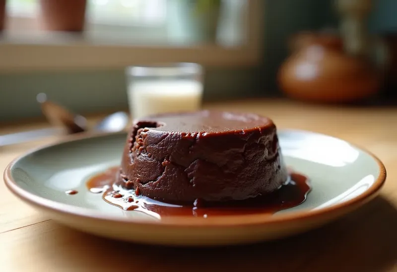 Fondant au chocolat sans cuisson ultra gourmand pour une personne