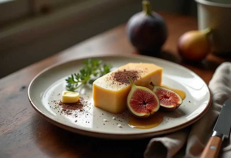 Fondant de foie gras aux figues, cacao et poivre de Sichuan : recette gourmande et raffinée