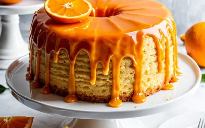 Recette facile de fondant moelleux à l'orange avec glaçage acidulé