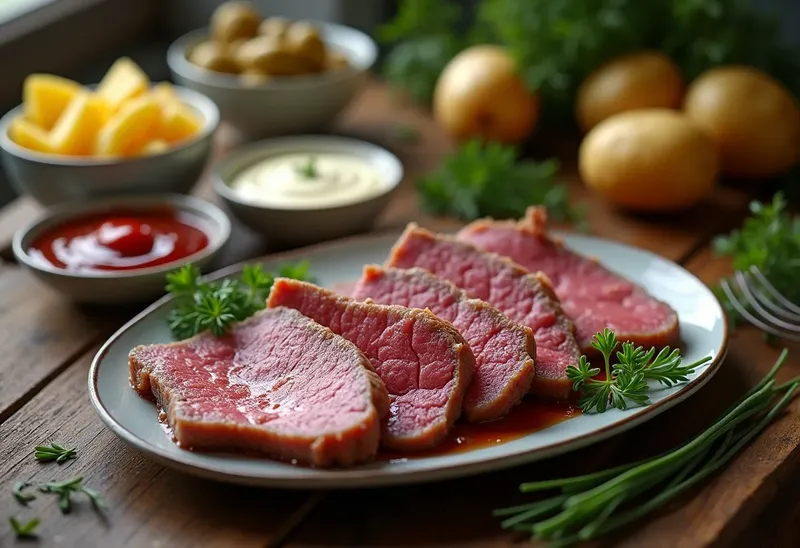 Fondue bourguignonne maison : viande fondante et sauces gourmandes