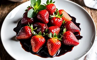Recette facile de fraises chaudes au vinaigre balsamique, dessert gourmand