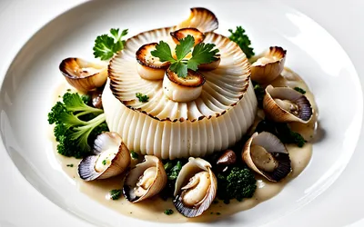 Fricassée de coquilles Saint-Jacques à la crème - recette facile et raffinée