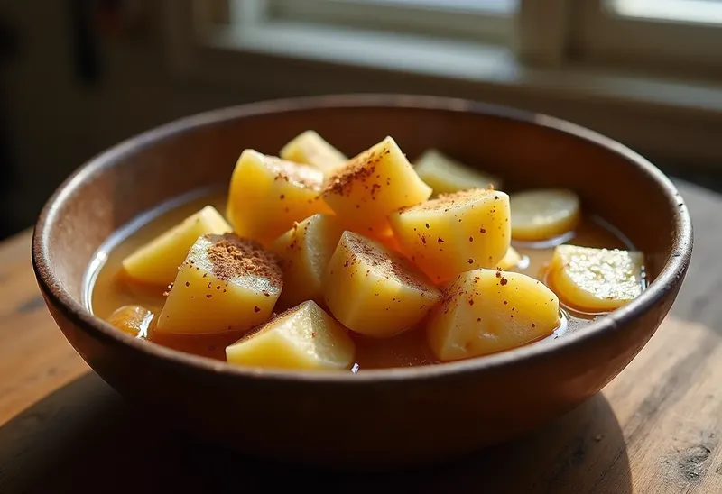 Fricot de pommes de terre à la cannelle : plat mijoté réconfortant et parfumé