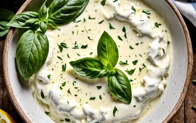 Fromage frais au basilic maison : recette simple et savoureuse