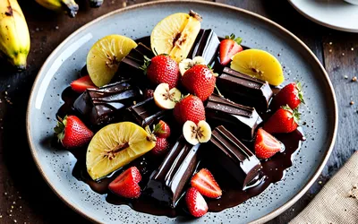 Fruits Chocolatés à la Braise : Recette Facile et Gourmande