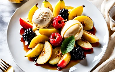 Fruits frais flambés glacés : recette facile et gourmande
