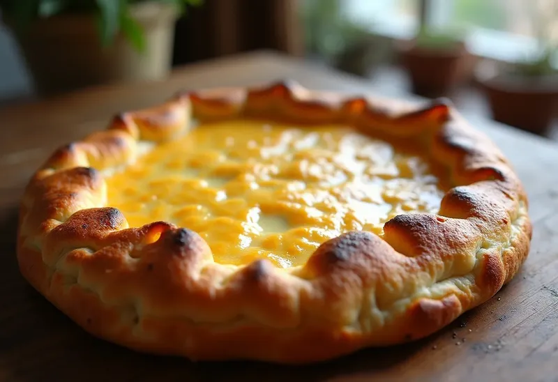 Galette de fromage fondante et croustillante