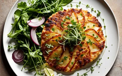Recette facile de galette de pommes de terre croustillante et savoureuse