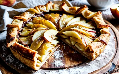 Recette facile de galette des rois aux pommes fondantes et pâte feuilletée croustillante