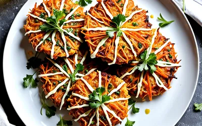 Galettes de carottes au fromage fondant : recette facile et rapide