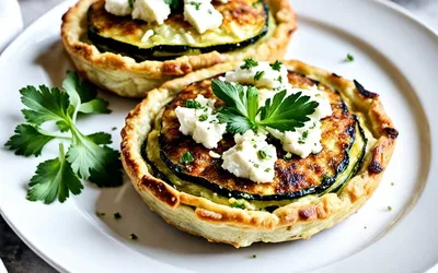 Galettes de courgette à la feta au four : recette facile, saine et rapide
