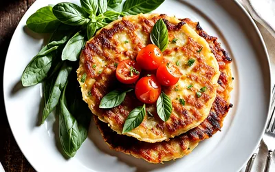 Galettes de pommes de terre croustillantes avec sauce tomate maison - recette facile et rapide