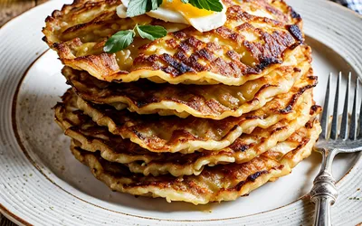 Recette traditionnelle de galettes de pommes de terre luxembourgeoises croustillantes