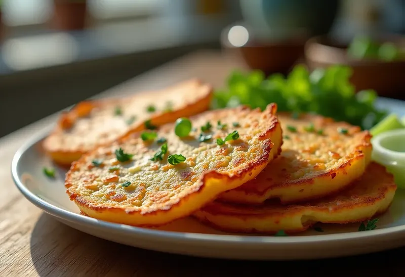 Galettes de pommes de terre printanières croustillantes et savoureuses