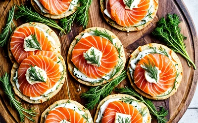 Galettes roulées au saumon fumé : recette rapide et gourmande