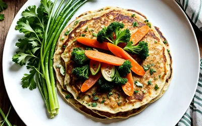 Galettes de flocons d'avoine aux légumes fraîches et croustillantes - recette facile