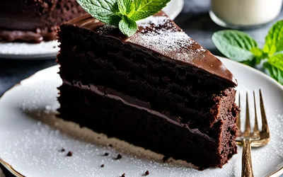 Recette facile et rapide de gâteau au chocolat pour une personne - économique et délicieux