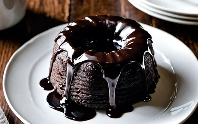 Recette facile de gâteau au chocolat fondant pour une personne