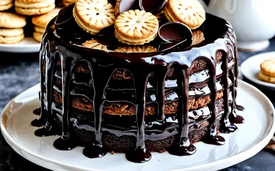 Recette facile de gâteau au chocolat aux Petits Lu, fondant et gourmand