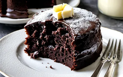 Recette facile de gâteau au chocolat moelleux au micro-ondes pour une personne