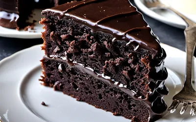 Recette facile de gâteau au chocolat tendre et fondant pour une personne