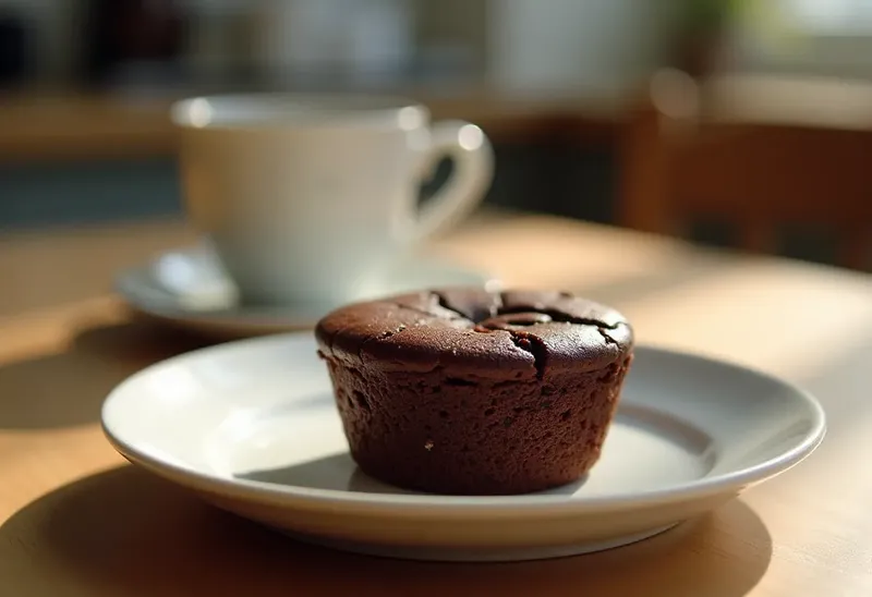 Photo de Gâteau au chocolat ultra rapide au micro-ondes pour une personne