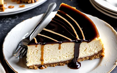 Gâteau au fromage, chocolat et caramel fondant du Québec - Recette gourmande facile