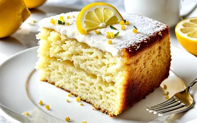 Recette facile de gâteau au yaourt moelleux aux zestes de citron