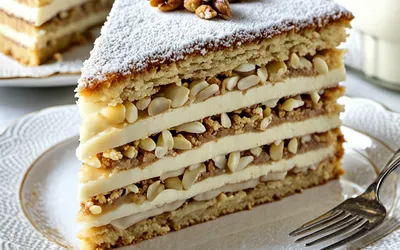 Recette facile de gâteau aux noix façon charlotte, dessert gourmand