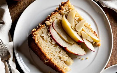 Gâteau aux pommes léger et sain pour régime - Recette facile et rapide