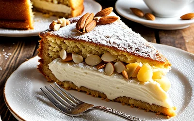 Recette facile et traditionnelle du Gâteau Creusois aux amandes et rhum