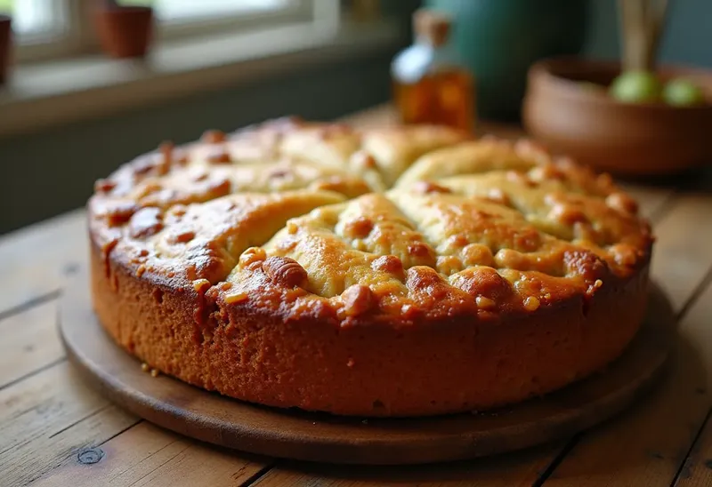Gâteau croquant aux noix, amandes et miel : douceur croustillante et gourmande