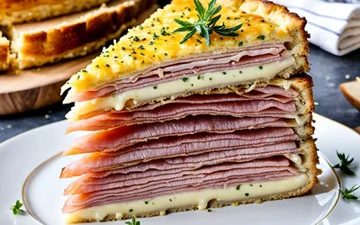 Recette facile de gâteau de fromage et jambon moelleux