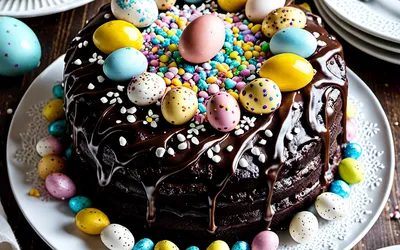 Recette facile et gourmande de gâteau de Pâques au chocolat