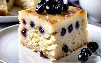 Recette facile de gâteau de riz aux raisins secs crémeux