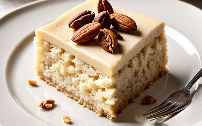 Recette gourmande de gâteau de riz aux amandes et noix facile