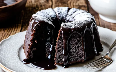 Recette facile de gâteau de semoule au chocolat fondant pour une personne