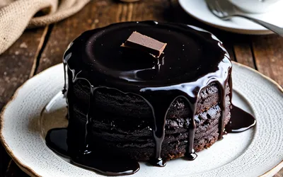 Gâteau de semoule au chocolat noir fondant - Recette facile et gourmande