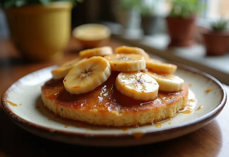 Gâteau de semoule caramélisé à la banane : dessert fondant et gourmand