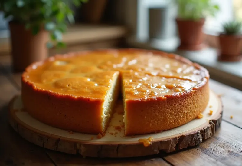 Gâteau de semoule caramélisé fondant et gourmand