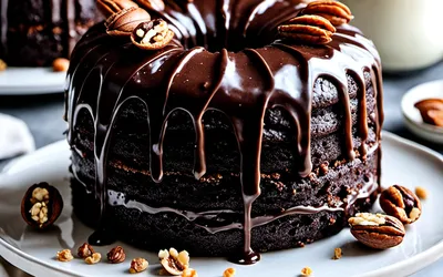 Recette facile de gâteau fondant au chocolat et praliné