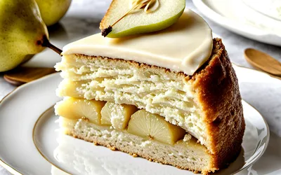 Recette facile de gâteau fondant aux poires - dessert gourmand