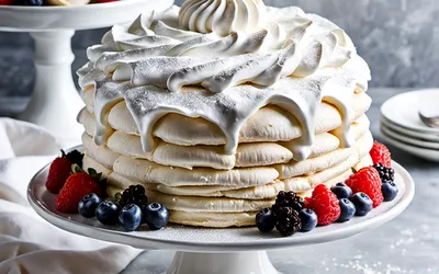 Recette facile de gâteau glacé à la meringue, dessert frais et gourmand
