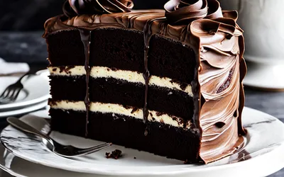Recette facile de gâteau jaspé au chocolat fondant et moelleux